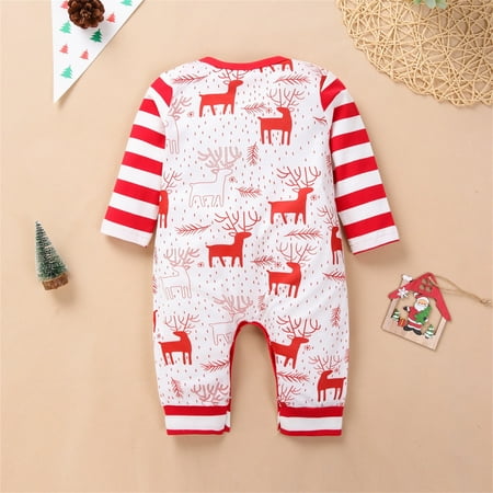 

Gubotare Winter Rompers Baby Boy Cotton Nightgowns Neutral Baby Knotted Sleeper Baby Coming Home Outfit Red 12-18 Months