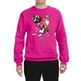 thumbnail image 2 of If It's Not a Boxer It's Just a Dog Gift | Mens Dog Lover Crewneck Graphic Sweatshirt, Fuschia, 2XL, 2 of 3
