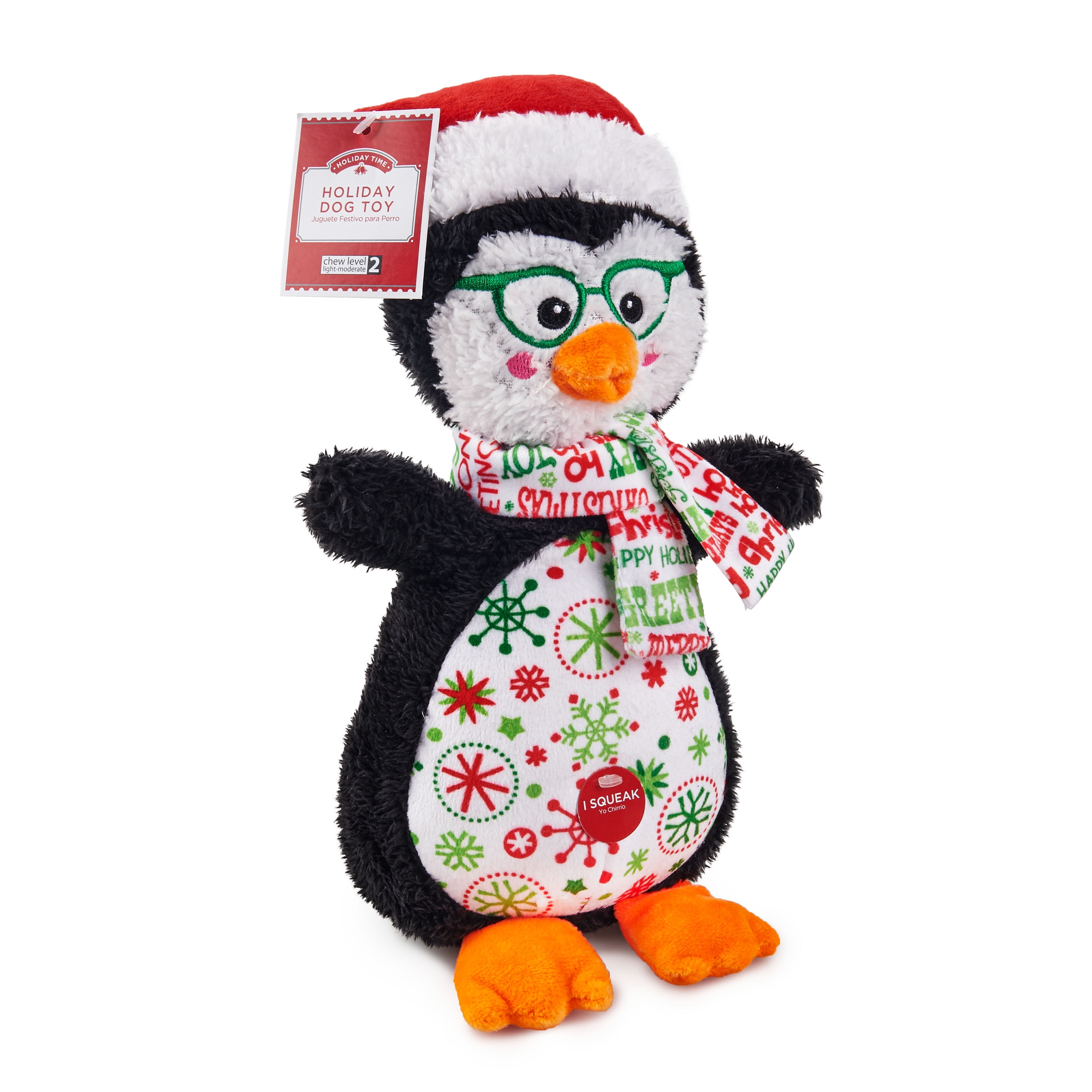Holiday Time Dog Toy, Penguin - Walmart.com