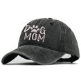 thumbnail image 3 of Gorra de béisbol, ajustable, bordado, lavado, retro, vintage, algodón, vaquero, para mamá JAMW Sencillez, 3 of 5