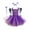 Purple, variant on KAWELL Butterfly Fairy Dress Girls Costume Halloween Fluffy Mesh Costume