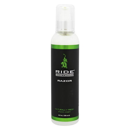 Sliquid - Ride Bodyworx Razor Shave Cream Naturally Fresh - 8.5