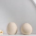 thumbnail image 3 of ACDANC 0.04 Inches Housewarming Gift Nordic Flower Vases Beige Ceramic Mantel Home Decor Ceramic Vase, 3 of 7
