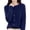 Navy, variant on Cardigan Sweaters for Women Button Down Cardigans Long Sleeve Crew Neck Cozy Sweater Top Warm Soft Tops Outwear OIOLOYJM Mint Green L