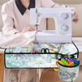 thumbnail image 4 of HELLHERO Owls on Blooming Branch Sewing Machine Mat Beautiful & Practical Fusion Lightweight Dustproof Protective Mat for Friend Family Gift Sewing Classes, 4 of 5