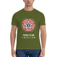 thumbnail image 5 of Generic Vintage T-Shirts Proud to be American Gildan Men's Short Sleeve T-Shirt 180g, 5 of 8