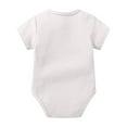 thumbnail image 3 of Akiihool Baby Bodysuit Girl Unisex Baby Bodysuits Short Sleeve One-pieces Organic Bodysuit (Beige,3-6 Months), 3 of 3