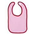 thumbnail image 2 of Rabbit Skins Infant Contrast Trim Premium Jersey Bib, 2 of 3