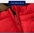 thumbnail image 5 of URMAGIC Toddler Kid Little Girl Boy Ear Hooded Puffer Jacket Fleece Thickness Coat, 5 of 8