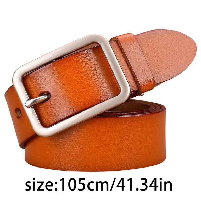 8178 Retro Pin Buckle Belt For Women Dual-tone Casual Fashion Accessory Zksbdxz Women Belt For Jeans Pin Buckle Patterns PU Leather  main image 3