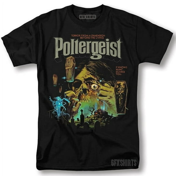 Poltergeist Shirt Classic Horror Movie Vintage Graphic Design T-Shirt