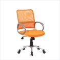 thumbnail image 1 of Boss Office Products Mesh Back with Pewter Task Chair in Orange, 1 of 5
