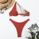 thumbnail image 3 of WILLBEST Bikini de Mujer, Traje de Baño de Color, Sexy, para Mujer, con Aros En Los Hombros, Bikini, Traje de Baño Bikini, 3 of 3