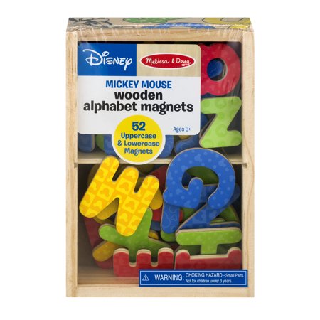 Disney Mickey Mouse and Friends Wooden Alphabet Magnets