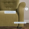 thumbnail image 3 of BELLEZE Accent Chair Armchair for Living Room - Allston (Avocado), 3 of 7