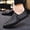 Black C05, variant on Black Woven Pattern Loafers, Men's Casual Moccasins, Comfortable Slip-on Shoes and Breathable