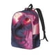 thumbnail image 1 of Balery Astronaut Riding Fiery Horse Mochila Clásica Impresa Básica para Viaje, Mochila Escolar Resistente al Agua, Mochila de Lona con Correas Ajustables-Medium, 1 of 5