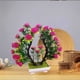thumbnail image 5 of Xihbxyly Decoración de Flores Artificiales, Maceta de Plástico Realista, Colores Brillantes E Impermeable, Decoración para La Sala de Estar, Comedor y Mesa, Fácil Mantenimiento, Tamaño 21 X 6 X 25 Cm, 5 of 6
