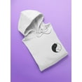thumbnail image 3 of Ying Yang Cats Hoodie Women -SPIdeals Designs, Female XX-Large, 3 of 4