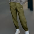 thumbnail image 2 of Dalix Heartly Ghost Embroidery Washed Midweight Jogger Fleece Sweatpants Soft Lounge Pant Drawstring Waistband Pockets Womens in Olive M Medium, 2 of 3