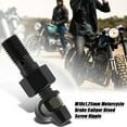 thumbnail image 3 of M10x1.25mm Motorcycle Brake Braking Caliper Bleed Screw Nipple with  Cap Made of  Aluminum Resistant, 3 of 8