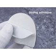thumbnail image 4 of 4 Piezas Ganchos Adhesivos Ganchos de Pared Autoadhesivos Ganchos de Acero Inoxidable Antióxido Impermeable Sin Perforación para Dormitorio Baño Cocina, 4 of 5