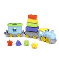 thumbnail image 1 of Juguetes Toy Train Green Stack & Sort azules de 12 piezas para niños, 1 of 2