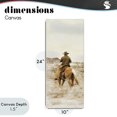thumbnail image 4 of Stupell Industries Southwestern Wild Wrangling Cowboy Canvas Art, 10 x 24, by Marcus Prime, 4 of 8