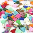 thumbnail image 3 of 20 piezas de adorno de poliéster, sombrero dorado, borla con flecos para coser cortinas, accesorios Purl, joyería DIY, llavero, correas para teléfono móvil, colgante, 3 of 5