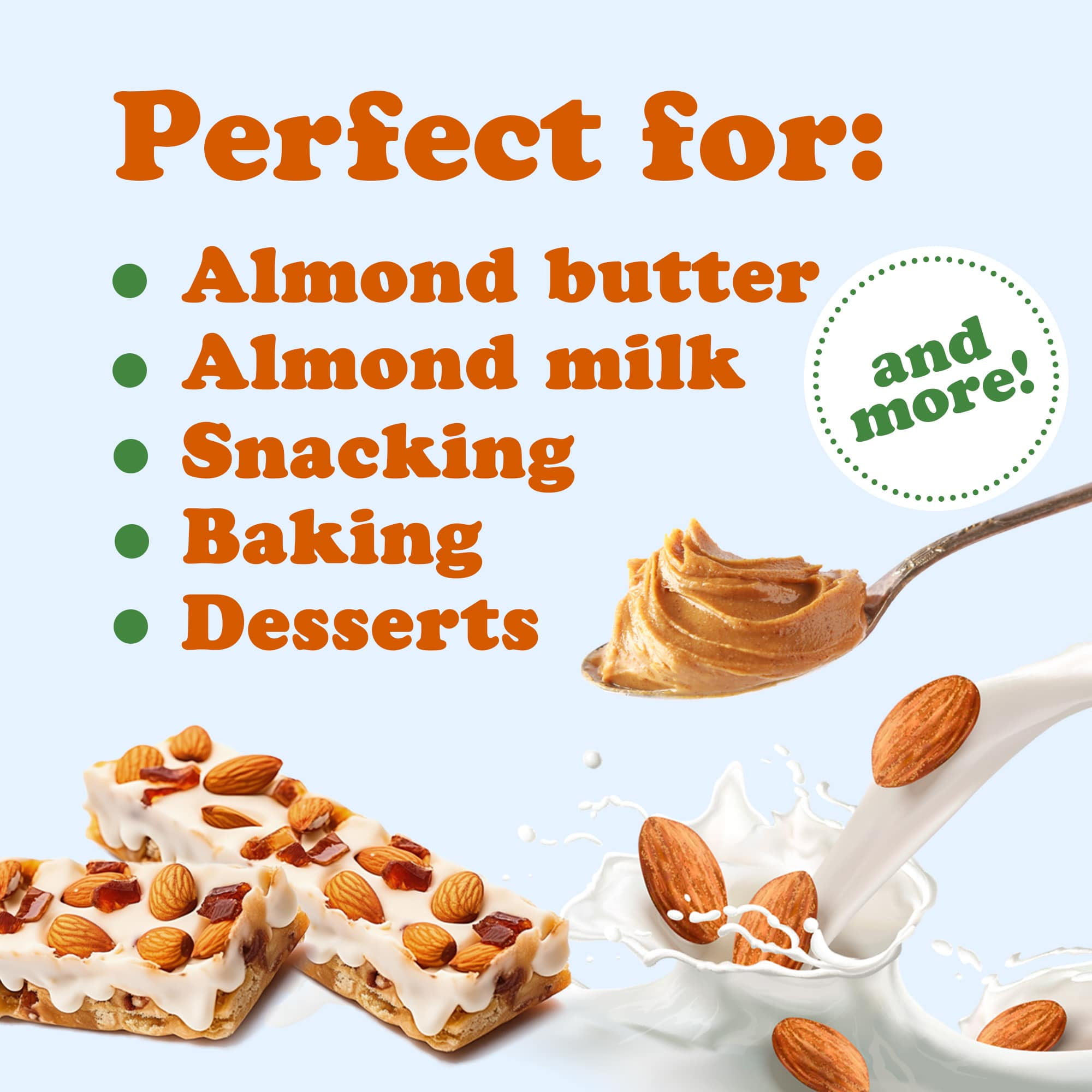 Organic California Almonds, 2 Pounds — Non-GMO, Raw, Vegan — by Food to Live