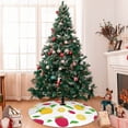 thumbnail image 7 of Picia Strawberry and Lemon Print Christmas Tree Skirt , Christmas Tree Skirt Ornaments for Merry Christmas Holiday Party Decorations Indoor Outdoor-36", 7 of 7