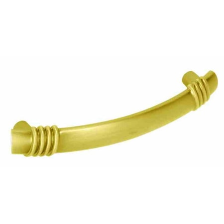 Knuckle Pull in Polished Brass 96mm c-c