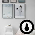 thumbnail image 6 of 50pcs Round Keyhole Hanging Films Keyhole Hangers Picture Frame Hanging Pieces, 6 of 9