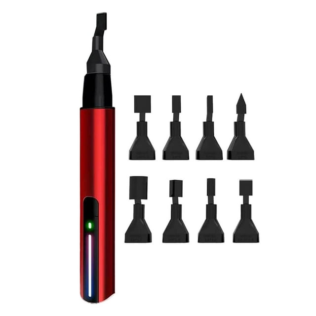 Reciprocating Sander USB Charging Mini Sanding Pen With 8 Sanding Heads 3 Speed Settings 2800–3600 RPM Portable Detail Sander