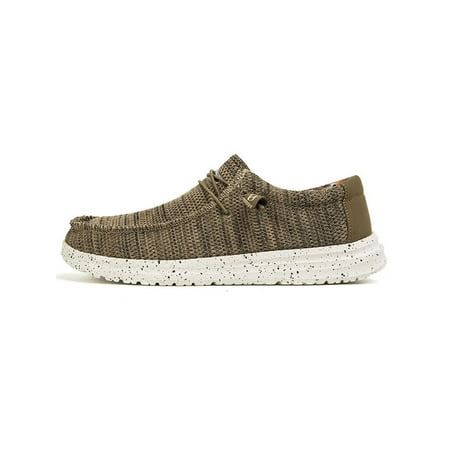 

Ferndule Mens Loafers Round Toe Flats Comfort Pull-on Casual Walking Driving Shoes
