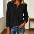 thumbnail image 6 of Lightweight Jacket Women Solid Color Long Sleeve Button Front Top For Everyday Casual Wear Spring Jackets For Women, 6 of 7