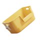 thumbnail image 3 of Caja de Arena para Mascotas Abierta, Fácil de Limpiar, con Lados Altos, Suministros para Mascotas, Orinal para Gatos con Frente Baj amarillo, 3 of 9