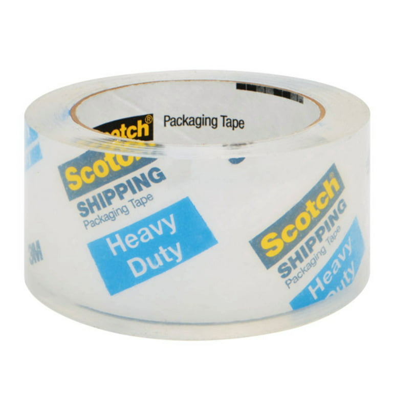  PAKABOO Heavy Duty Colored Packing Tape Rolls, Pack of 6,  Perfect for Packaging, Moving, Shipping or Sealing Boxes for Storage – 2  Inches Wide, 110 Yards Per Roll (White) : Office Products