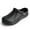 Black4, variant on Waterproof Garden Shoe for Women Men Work Shoes Outdoor Slip-On Rain Garden Clogs Suitable for winter