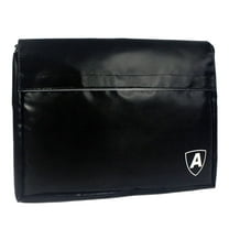 Black Fireproof Document Bag Silicone Coated Fire & Water Resistant (16"x 12")