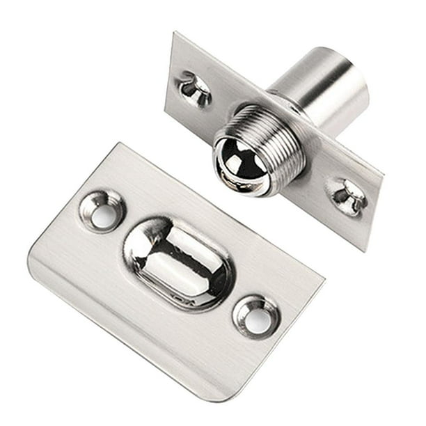 Cerradura de cuentas de puerta de armario de madera invisible con resorte, pestillo de captura de armario plata Ehuebsd Libre de BPA