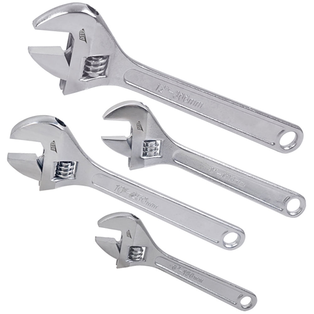 ATD Tools 425 4 Pc. Adjustable Wrench Set ATD-425