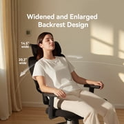 Sihoo M56C Ergonomic Office Chair with Adjustable Headrest, Lumbar Support, Breathable Mesh, High-Back Reclining, Black