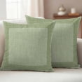 thumbnail image 2 of Cameo Green Retro Greek Key Outdoor Pillow Covers 20x20 Set of 2,Waterproof Patio Throw Pillowcase Protectors,Geometric Greece Ancient Rustic Decorative Pillow Shams Cushion Covers for Seat Bed Couch, 2 of 8