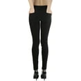 thumbnail image 5 of ToBeInStyle Women's Seagull Waist Skinny Ponte Leggings, 5 of 6