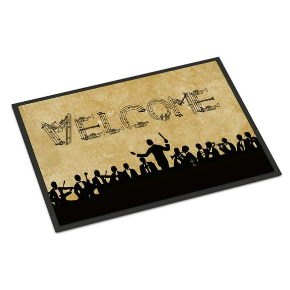 Welcome Symphony Doormat 24x36