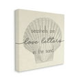 thumbnail image 2 of Stupell Industries Seashells are Love Letters Etched Beach Quote Drawing Canvas Wall Art, 24 x 24, Design by Daphne Polselli, 2 of 5