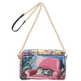 thumbnail image 2 of FORMRS Women Crossbody Purse with Chain Strap Vegan Leather Shoulder Handbag, Art Cat, 2 of 7