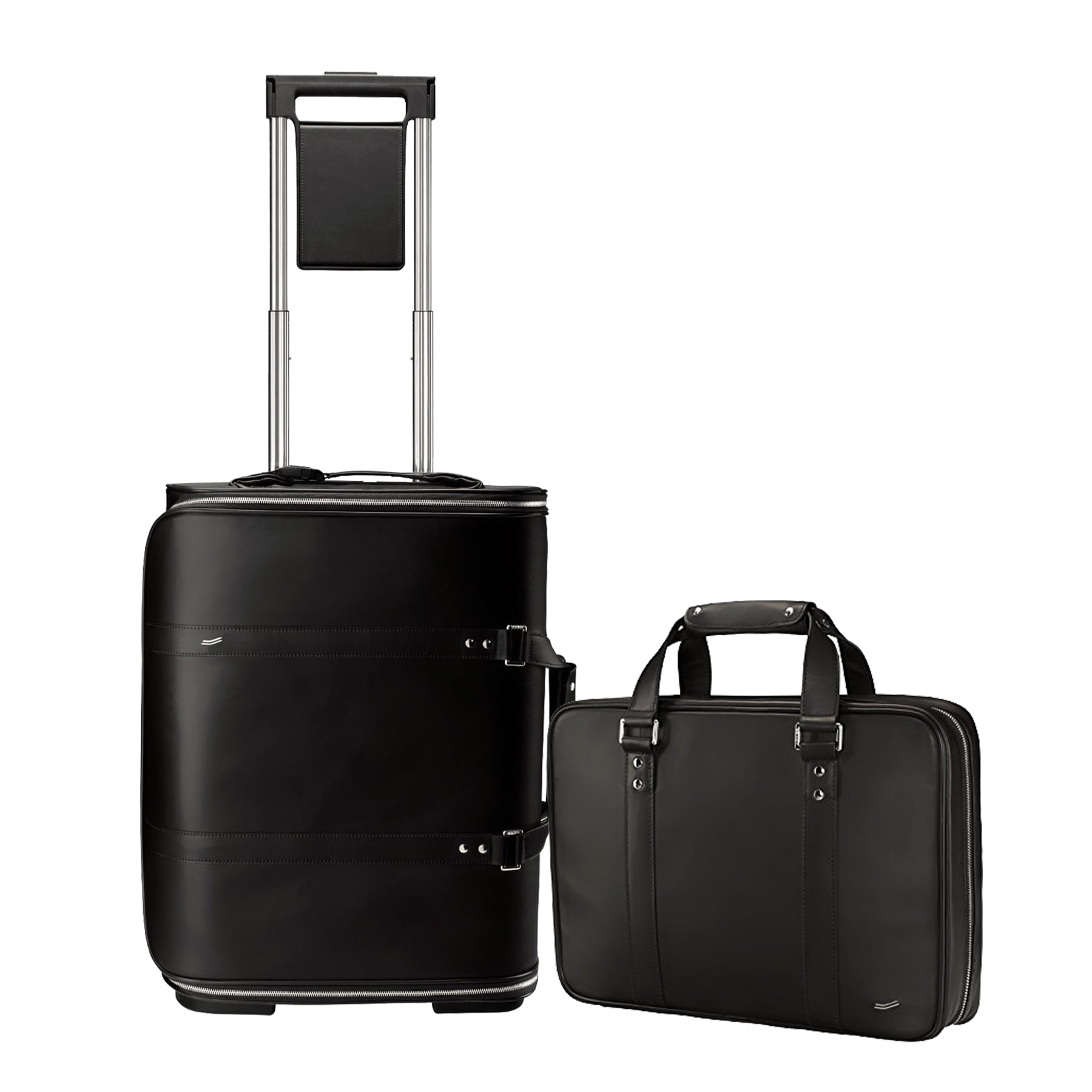 Vocier 2Piece Travel Set Zero Crease Luggage System & Leather