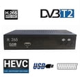 thumbnail image 2 of DVB T2 HEVC 265 digital TV receiver DVB-T2 265 1080P HD decoder USB terrestrial TV receiver set top box EU plug, 2 of 5